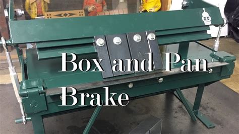 how to make a metal box with a box brake|sheet metal box and pan brake.